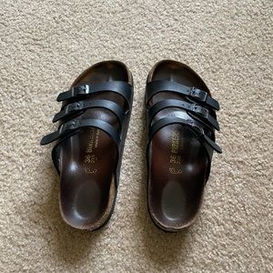 Black Birkenstocks W36